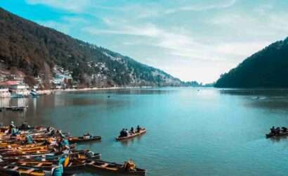 beauty of nainital with paragliding