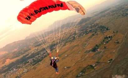 Thrilling Paragliding in Mussoorie