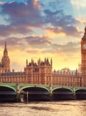 "Big Ben and the Houses of Parliament in London"